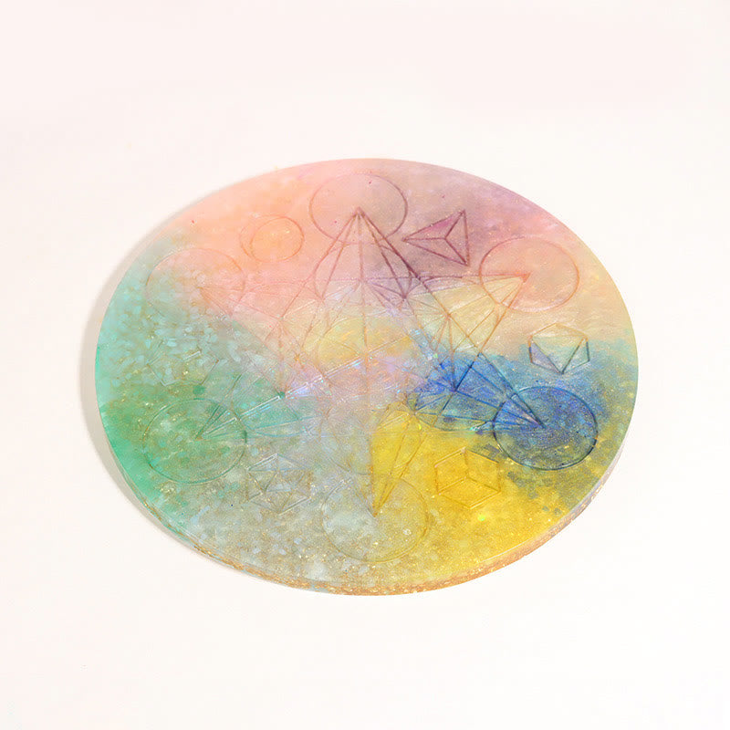 Gamme de cristaux de base de pyramides d'orgone de chakra en cristal naturel Olivenorma