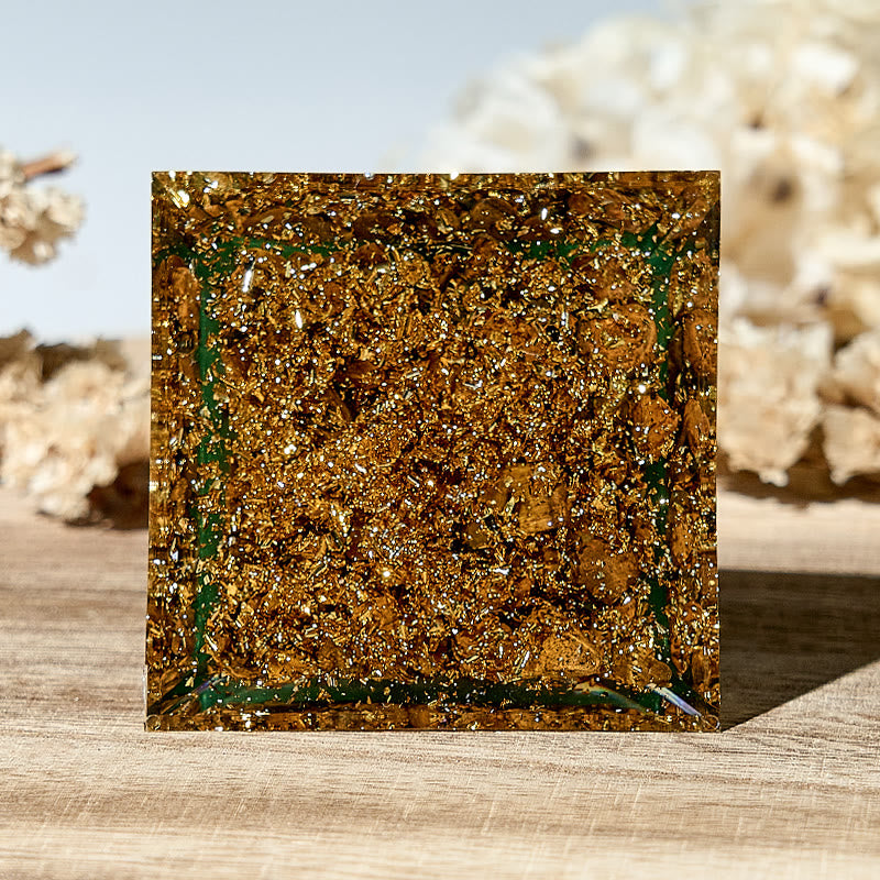 Symbole du mauvais œil Olivenorma Protection des pierres précieuses Pyramide orgone