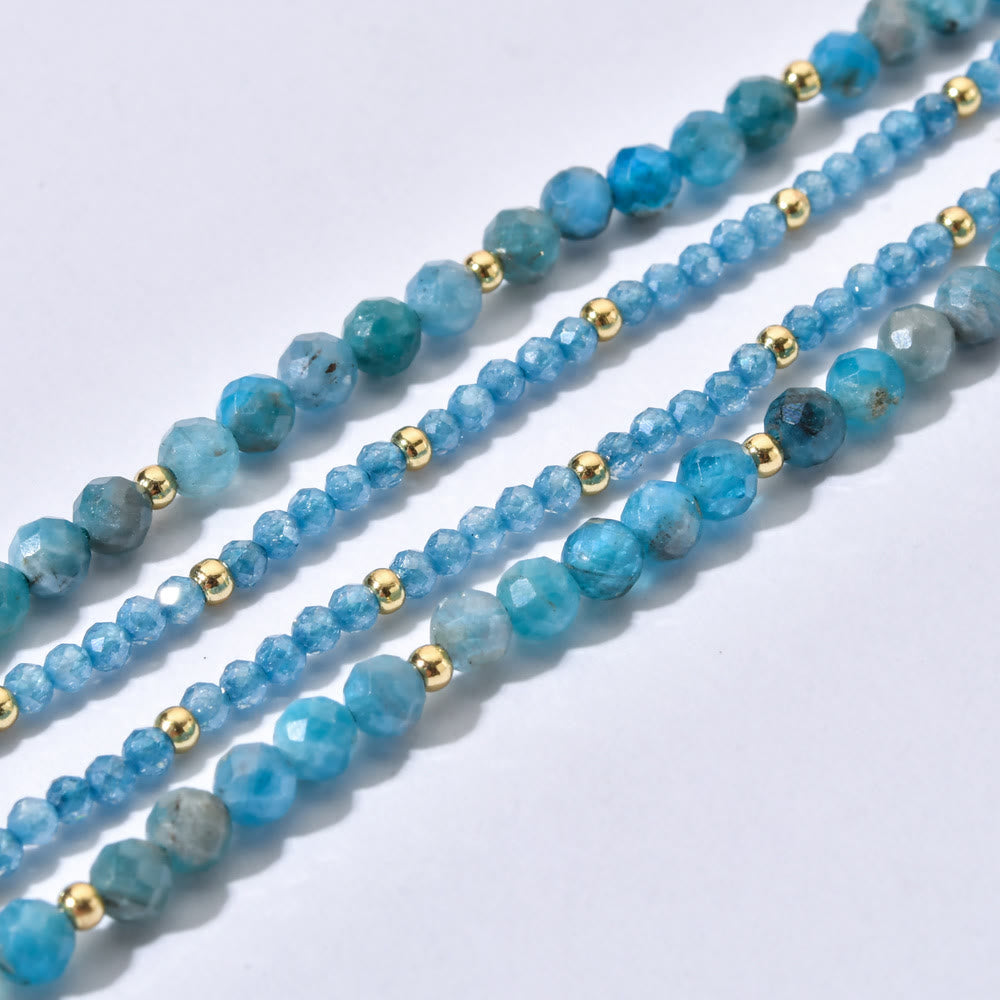 Collier ras du cou en cristal et pierres précieuses à facettes Olivenorma Boho