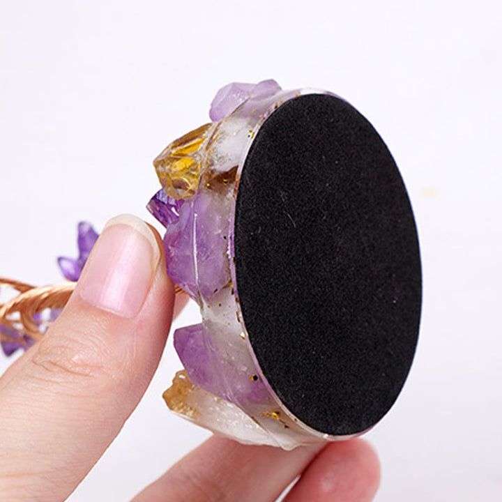 Arbre de vie Feng Shui avec pierres précieuses et arbre porte-bonheur Olivenorma