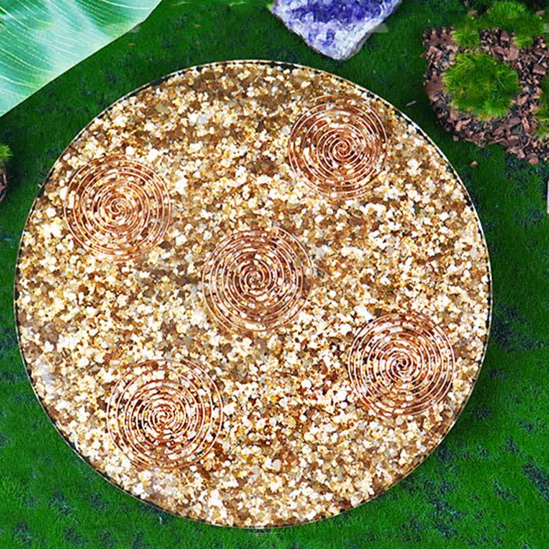 Décoration en résine pour chakras du cube de Métatron Olivenorma