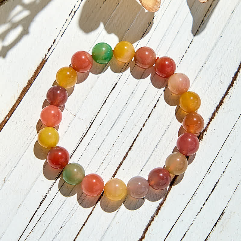 Bracelet en perles d'agate Yanyuan naturelles Olivenorma - image 5