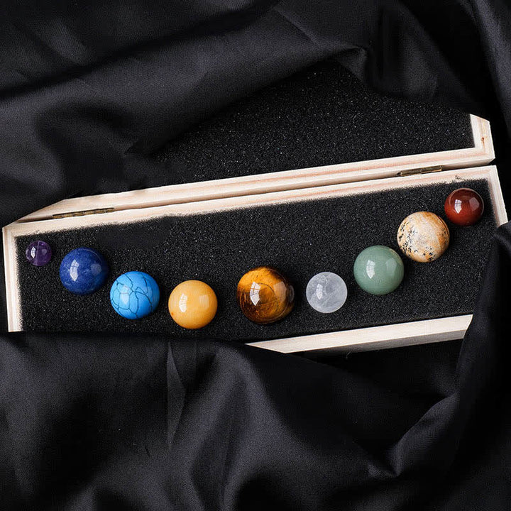 Ensemble de sphères de cristal Olivenorma Nine Planets