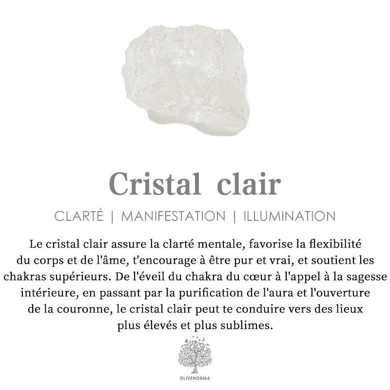 Décoration en pierre de cristal naturel Olivenorma