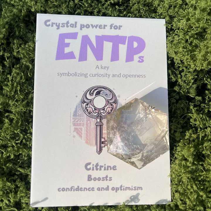 Ornements en cristal de gemme MBTI Olivenorma en pierre naturelle