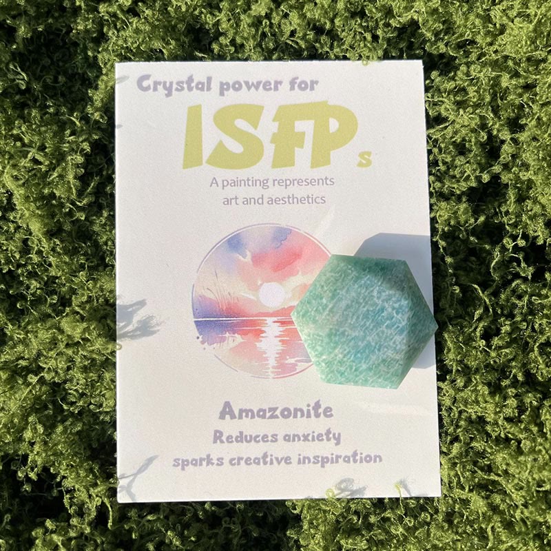 Ornements en cristal de gemme MBTI Olivenorma en pierre naturelle