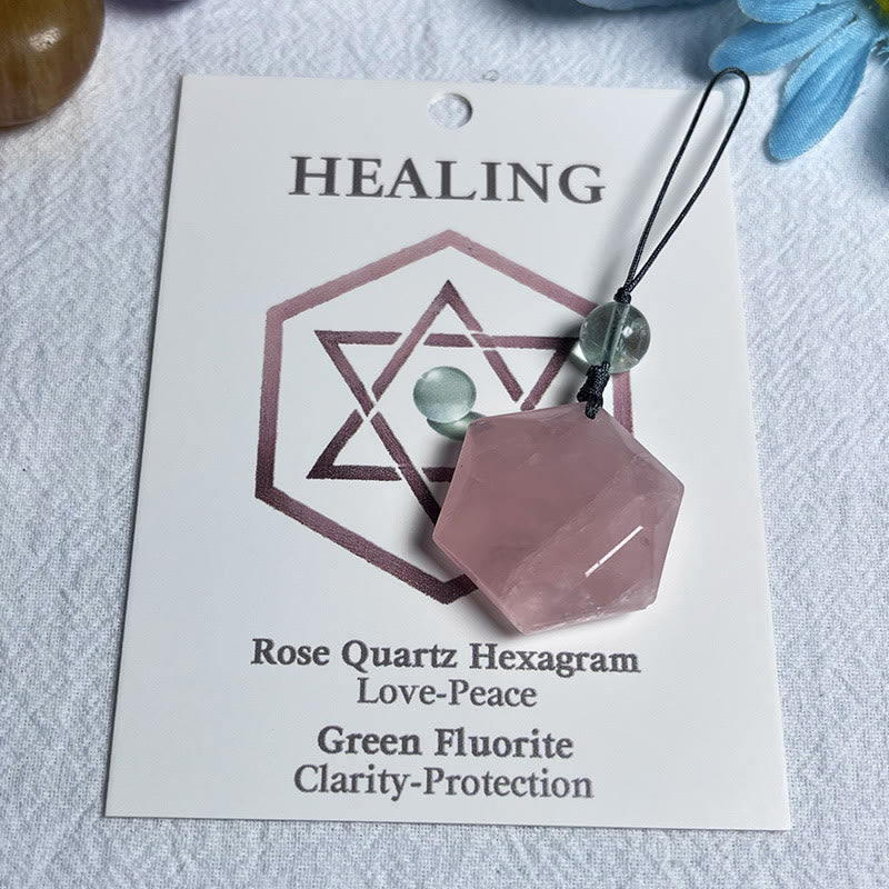 Porte-clés pendentif cube de Métatron en cristal naturel Olivenorma