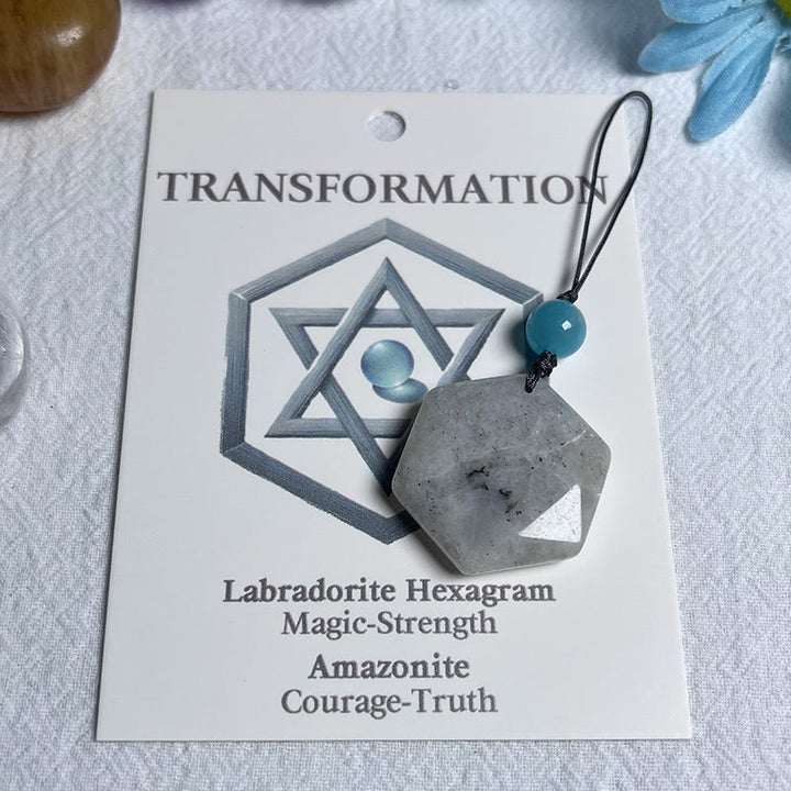 Porte-clés pendentif cube de Métatron en cristal naturel Olivenorma
