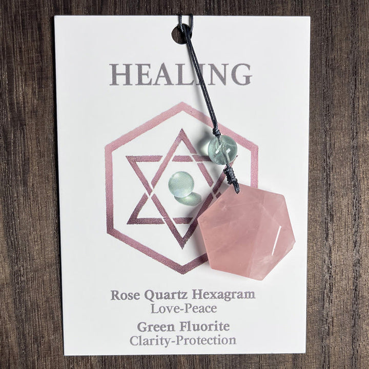 Porte-clés pendentif cube de Métatron en cristal naturel Olivenorma