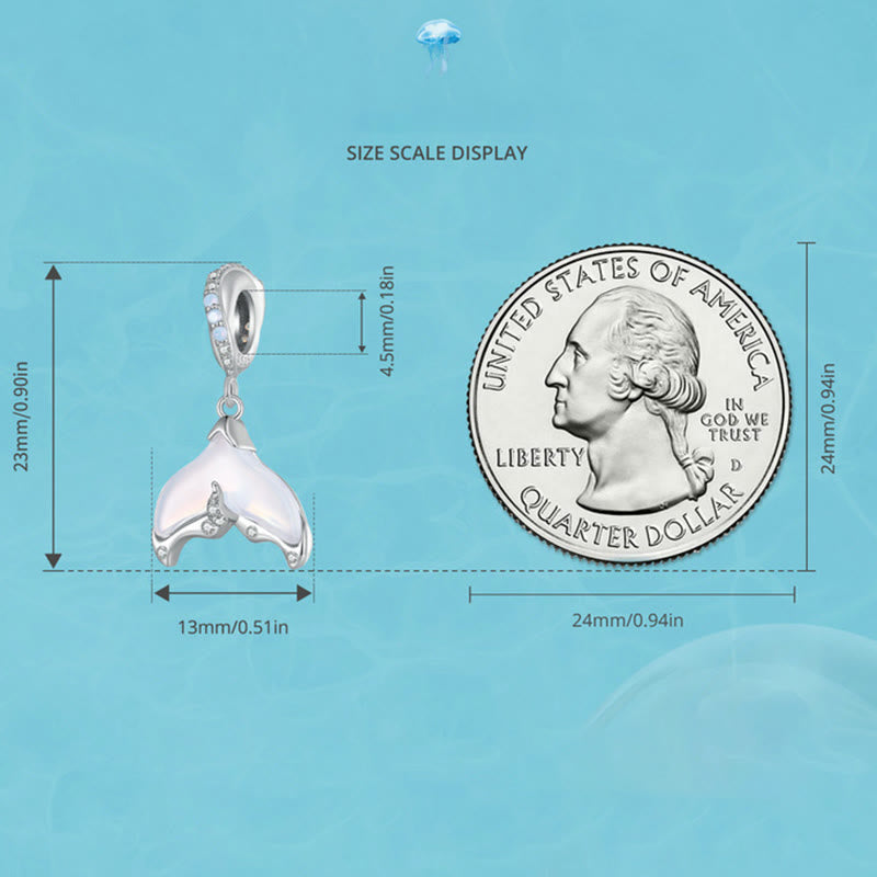 Collier en argent S925 avec opale en queue de poisson Olivenorma