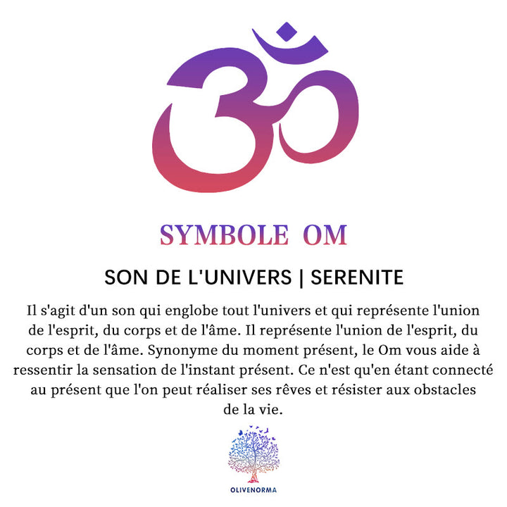Boule d'améthyste énergétique Olivenorma Symbole Om Pyramide d'orgone