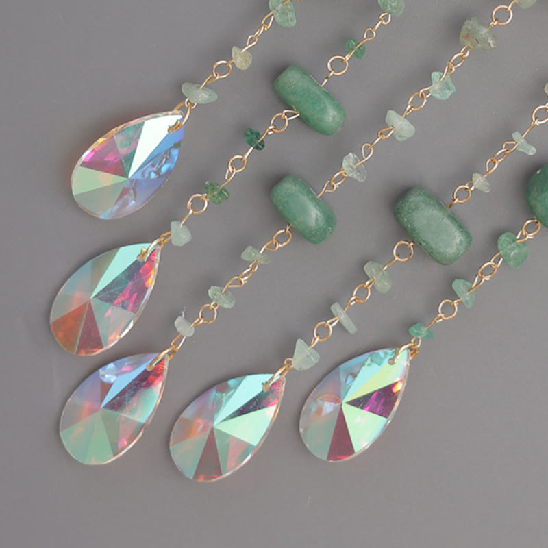 Carillon Olivenorma en pierre naturelle en forme de lune Mori Contact d'Olivenorma