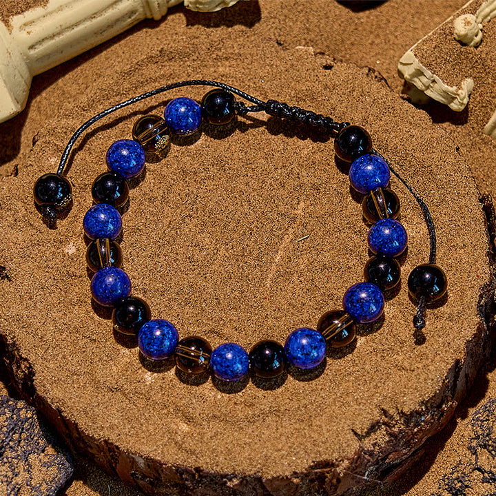 Bracelet à cordon en perles de pierre naturelle Olivenorma de 8 mm