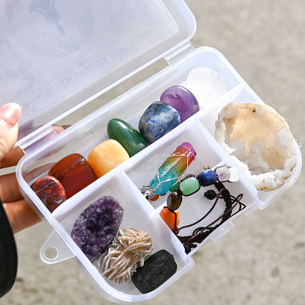 Coffret de décorations en cristal énergétique Olivenorma