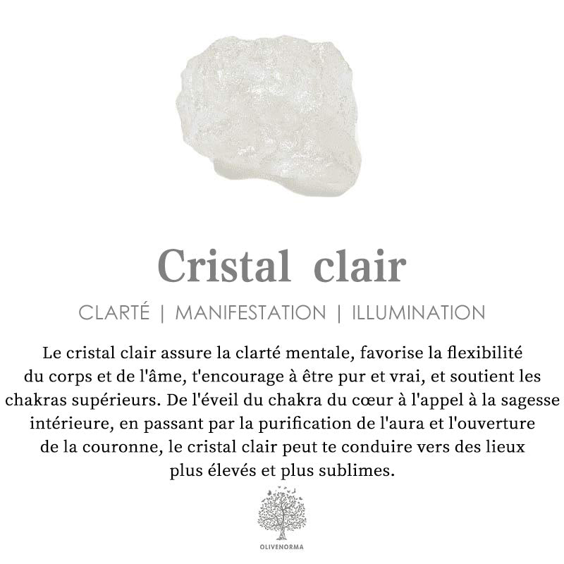 Collier pendentif en forme d'aile d'ange en cristal Olivenorma