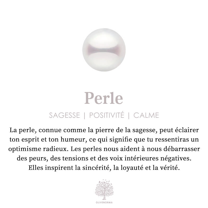 Collier de perles Bodhi en agate naturelle Olivenorma