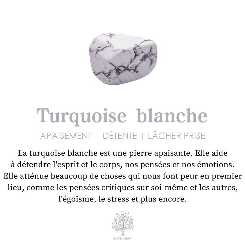 Bracelet en pierre naturelle avec protection contre le mauvais œil