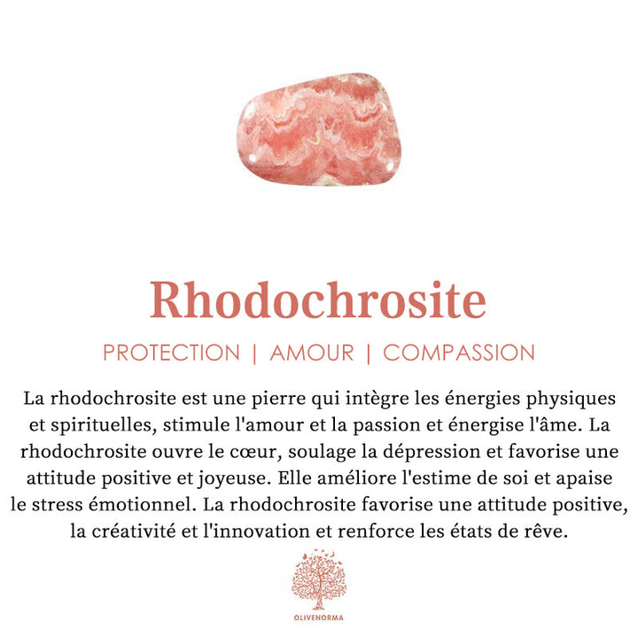 Bracelet homme Olivenorma en perles de cristal naturel à deux couches