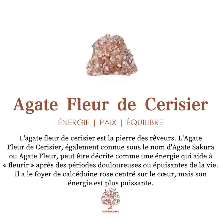 Bracelet fait main en pierre naturelle d'agate irrégulière enroulée en grappe