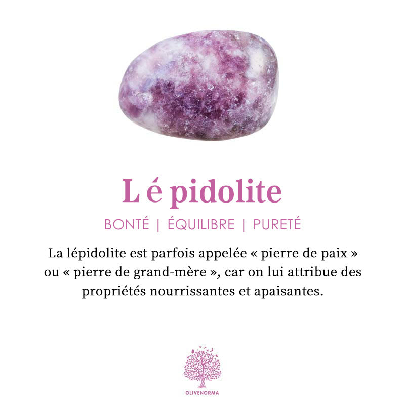 Bracelet pendentif croix en perles de pierre naturelle Olivenorma de 8 mm