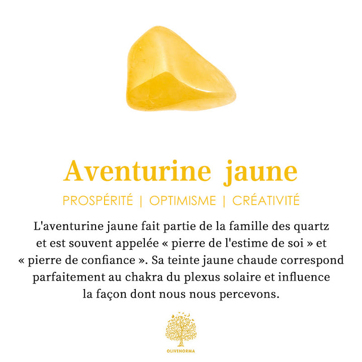 Bracelet porte-bonheur en perles de pierres précieuses naturelles avec breloque ruban Olivenorma