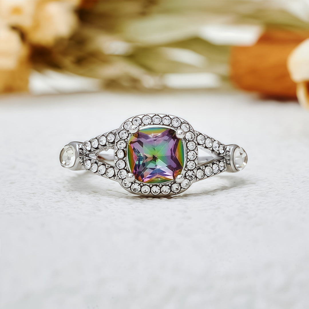 Bague Alexandrite Carrée Naturelle Olivenorma