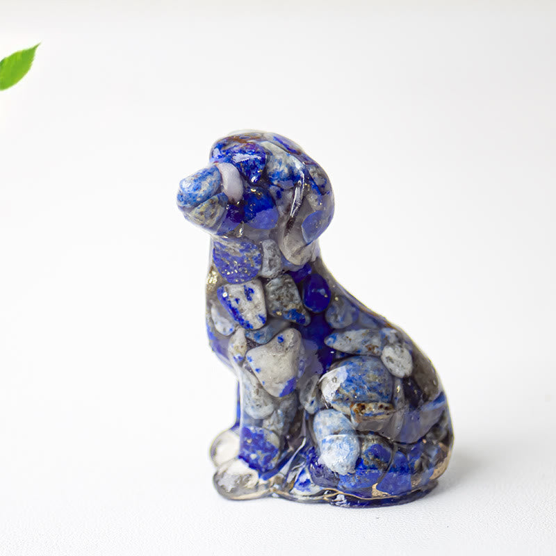 Décoration en pierre précieuse époxyde de gravier cristallin Olivenorma