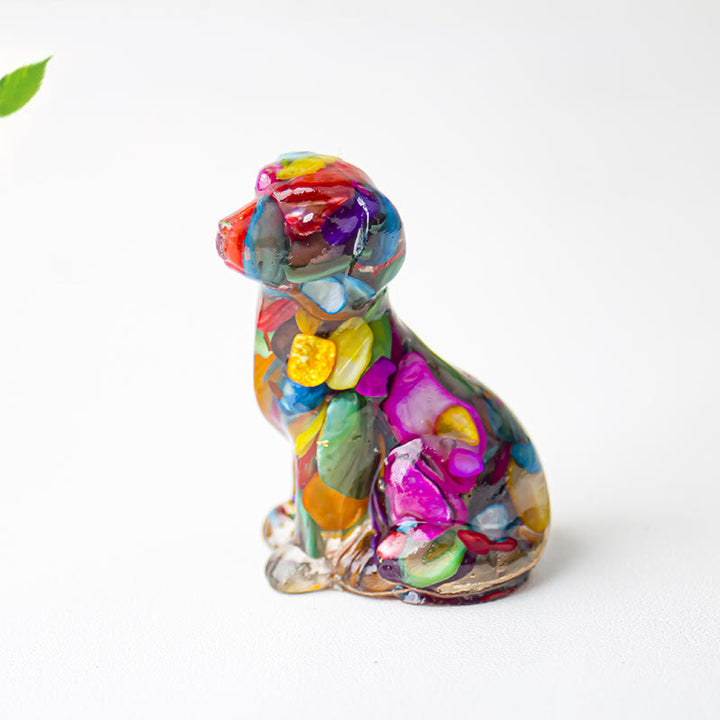 Décoration en pierre précieuse époxyde de gravier cristallin Olivenorma