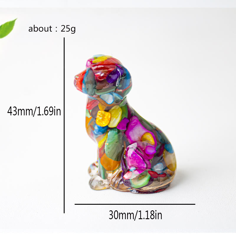 Décoration en pierre précieuse époxyde de gravier cristallin Olivenorma