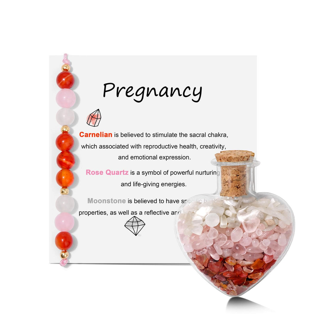 Bracelet en cristal naturel Olivenorma Healing Gift Wish Bottle