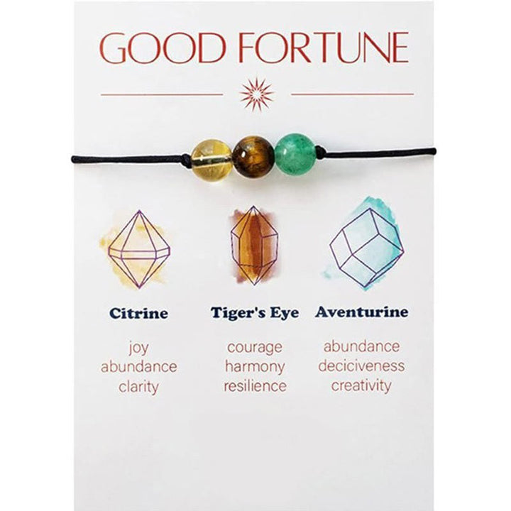 Olivenorma Lot de 9 bracelets de yoga en pierre naturelle et cristal de guérison