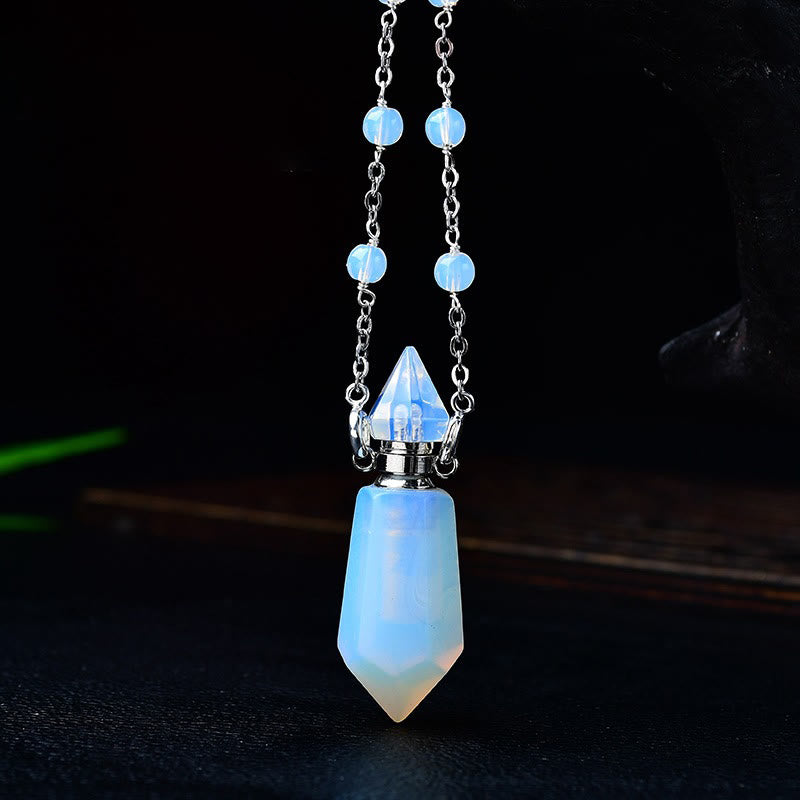 Collier diffuseur d'huiles essentielles en pierre naturelle Olivenorma