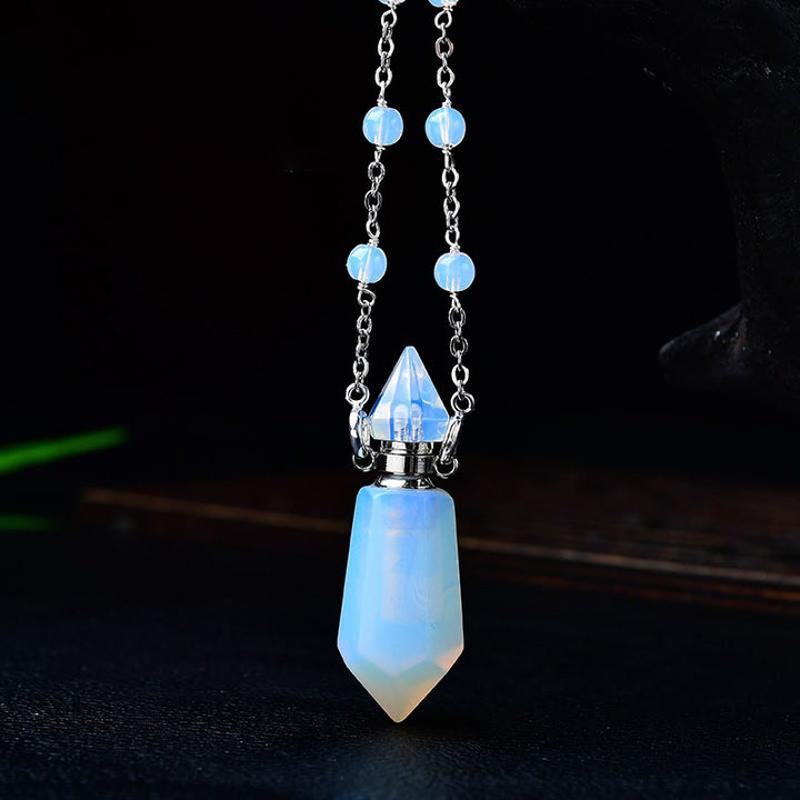 Collier diffuseur d'huiles essentielles en pierre naturelle Olivenorma