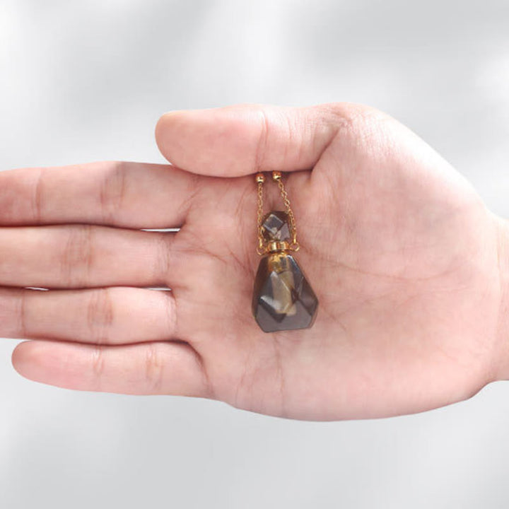 Collier diffuseur d'huiles essentielles Olivenorma en améthyste