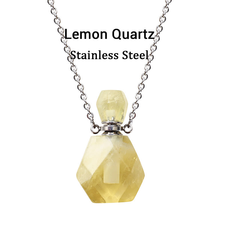 Collier diffuseur d'huiles essentielles en cristal Olivenorma