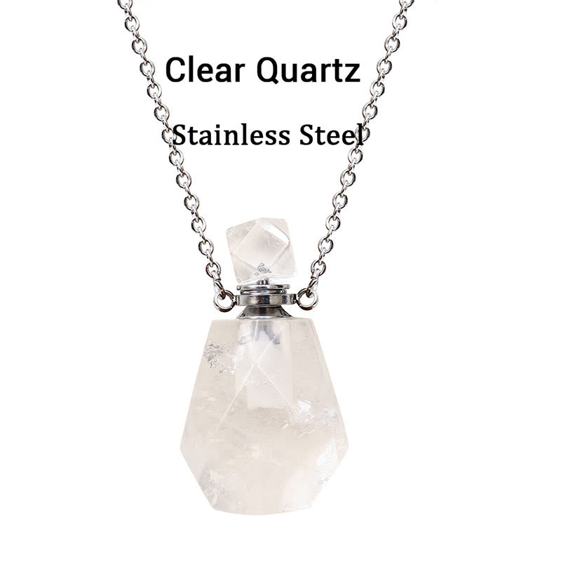 Collier diffuseur d'huiles essentielles en cristal Olivenorma