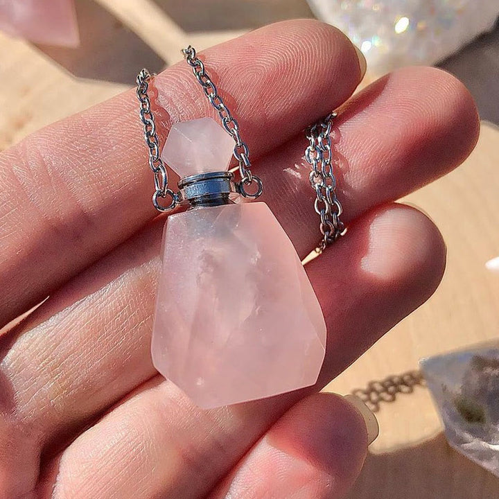 Collier diffuseur d'huiles essentielles en cristal Olivenorma