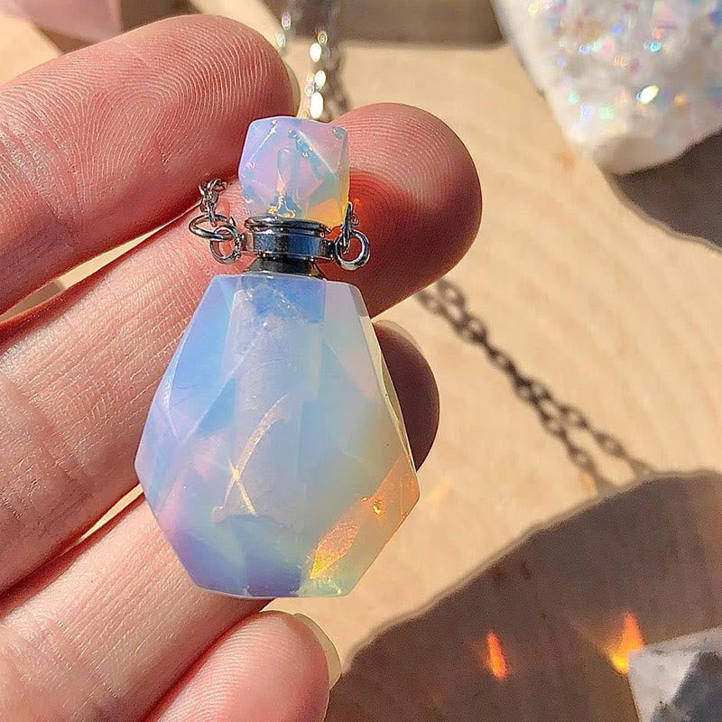 Collier diffuseur d'huiles essentielles en cristal Olivenorma