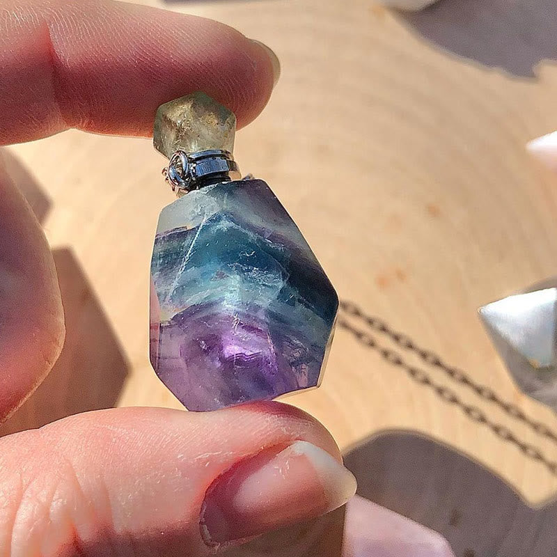 Collier diffuseur d'huiles essentielles en cristal Olivenorma