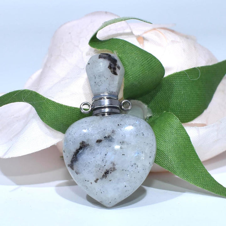 Collier diffuseur d'huiles essentielles en cristal Olivenorma Love Bottle