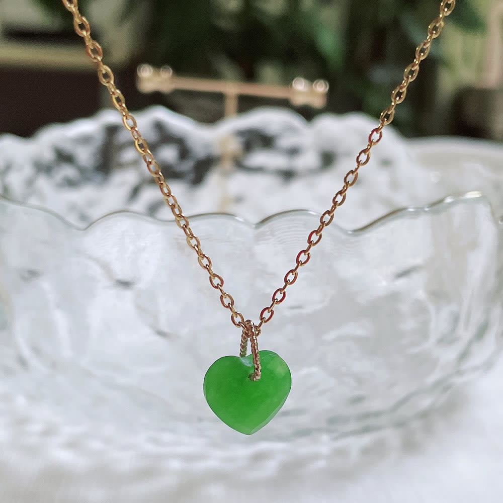 Collier en acier titane et cristal naturel Olivenorma