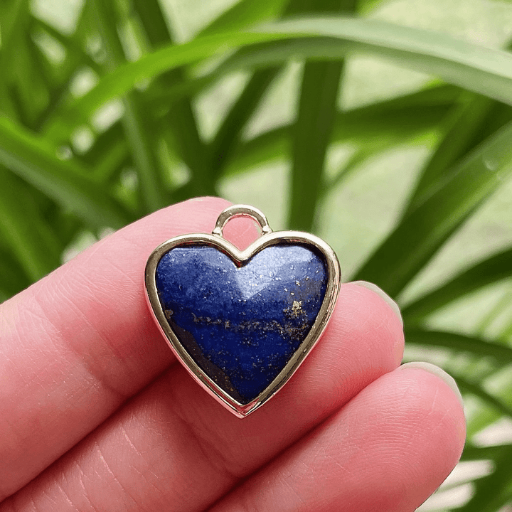 Collier pendentif en acier inoxydable avec cristal taillé en forme de cœur Olivenorma