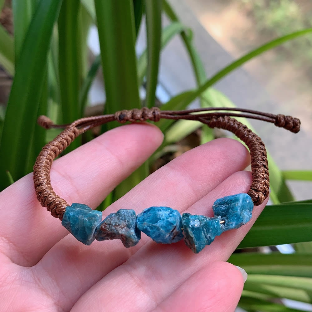 Bracelet tressé à cordon Olivenorma , éléments naturels irréguliers