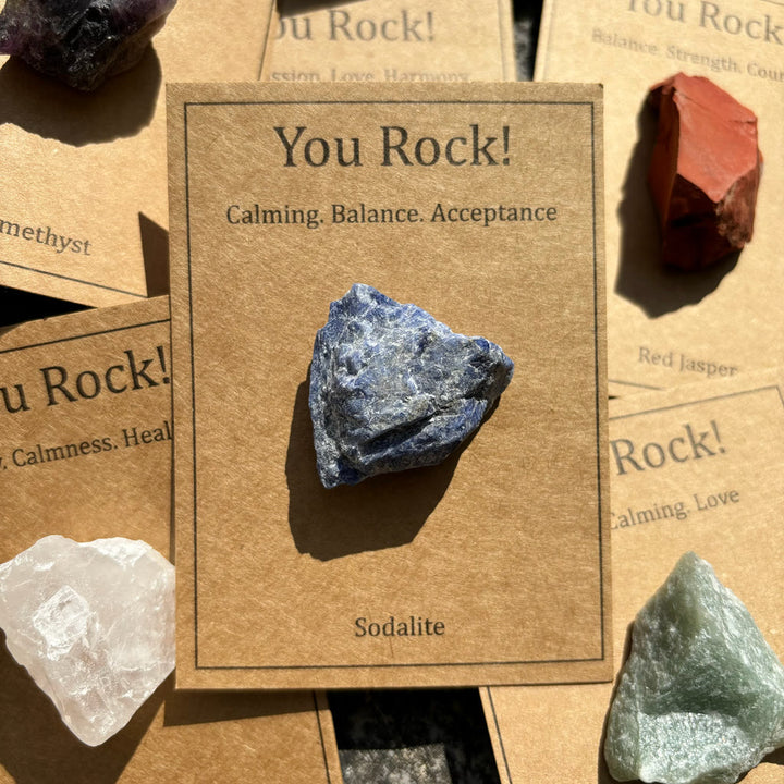 Carte Olivenorma « You Rock » Cadeau en pierre naturelle Pierre naturelle