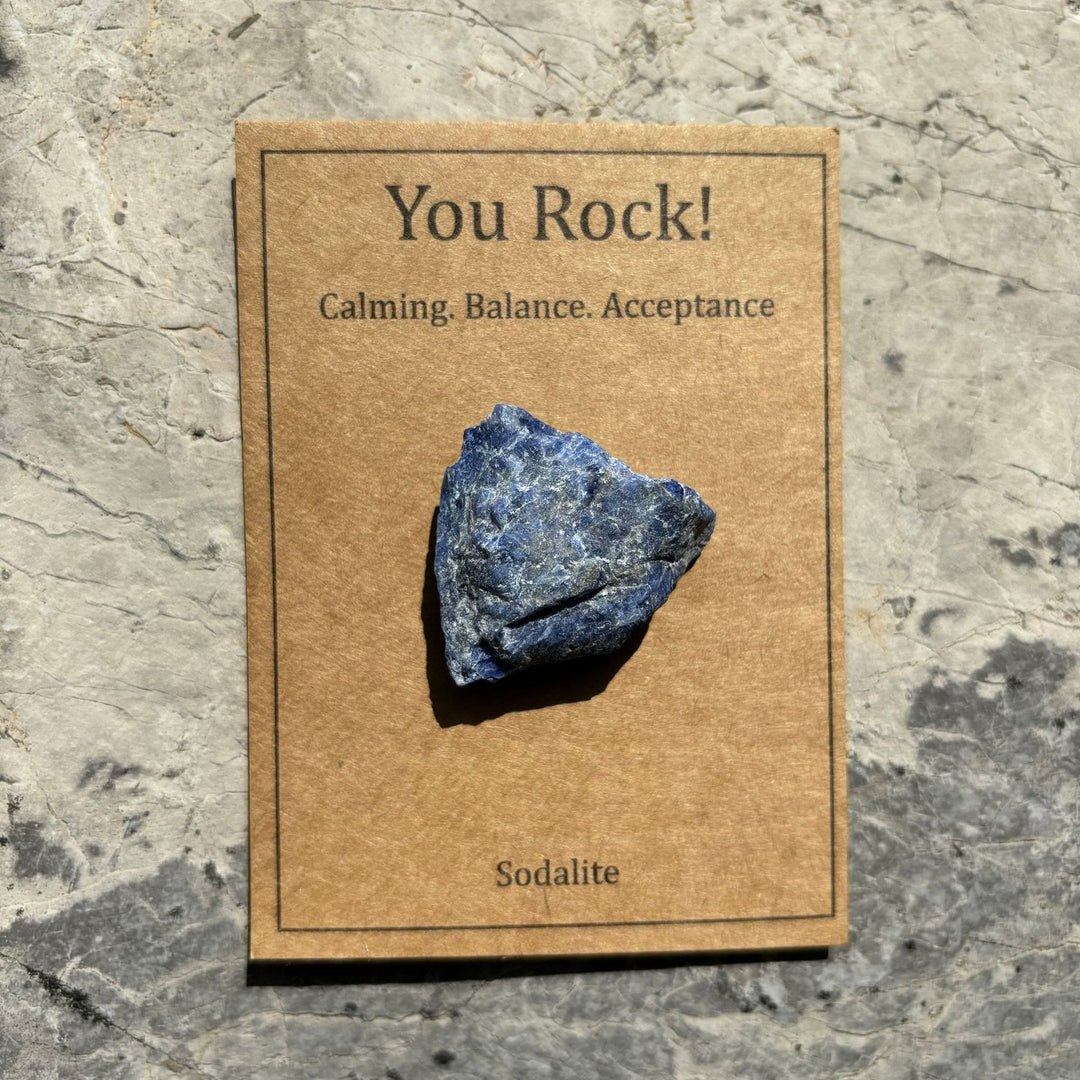 Carte Olivenorma « You Rock » Cadeau en pierre naturelle Pierre naturelle