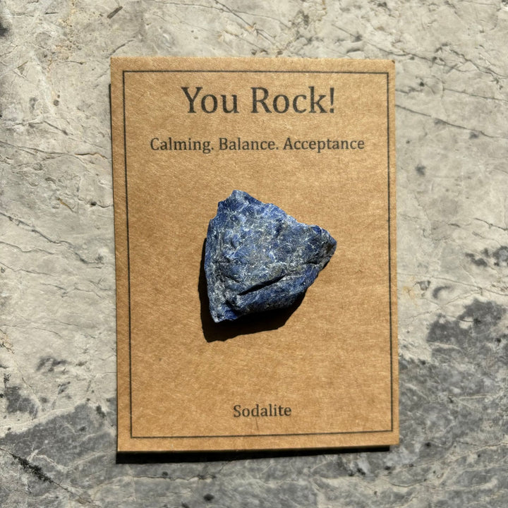 Carte Olivenorma « You Rock » Cadeau en pierre naturelle Pierre naturelle