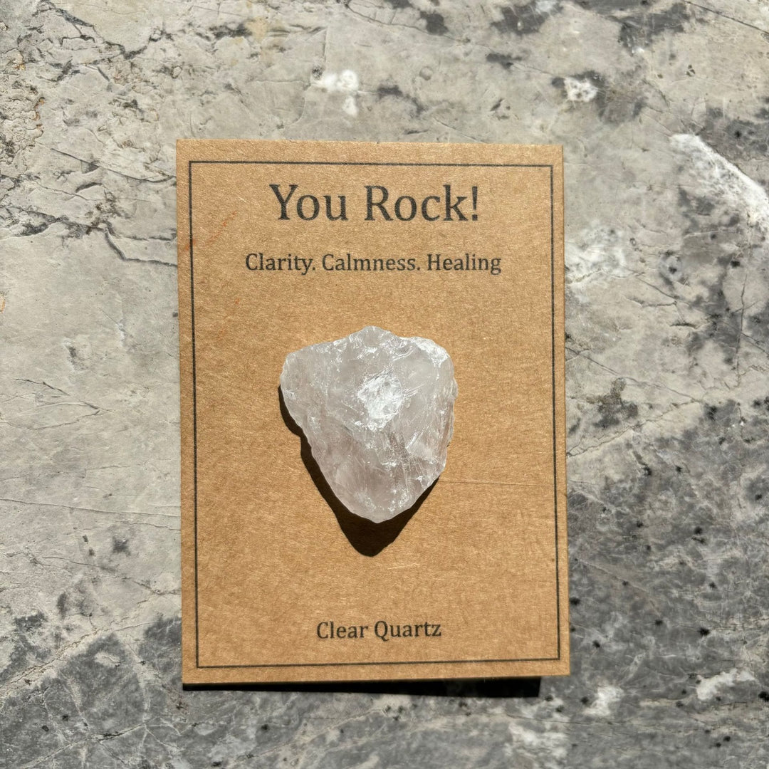 Carte Olivenorma « You Rock » Cadeau en pierre naturelle Pierre naturelle