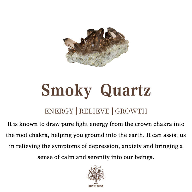 Carillon éolien en améthyste et quartz rose avec nuage de gravier Olivenorma