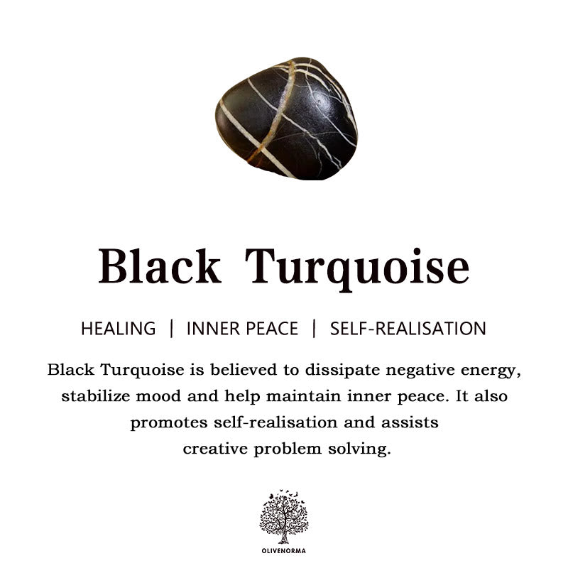 Ensemble de bracelets pendentifs lune et étoile en perles de pierre naturelle Olivenorma