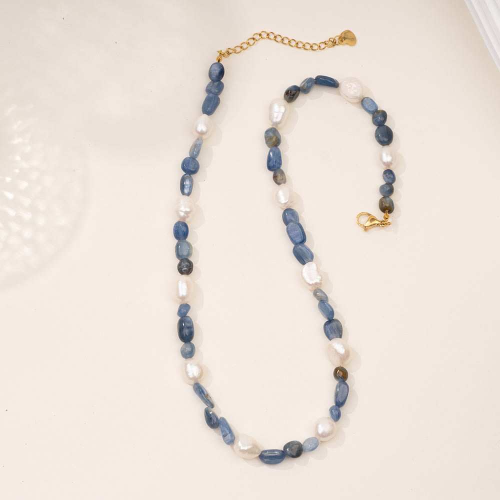 Collier pendentif poisson en acier inoxydable avec perles de cristal Olivenorma